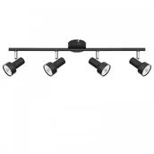 Lampy sufitowe - Rabalux Konrad Czarny 4xGU10 Spot 5325 5325 - miniaturka - grafika 1
