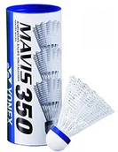 Badminton - Yonex Mavis 350 Badmintonshuttle, doos met 6 stuks, wit, fast-rood 187015 - miniaturka - grafika 1