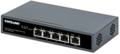 Switche - Intellinet Switch niezarządzalny 4x 10/100/1000 Mbps PoE 25W/65W + 1x PoE PD 95W 561808 - miniaturka - grafika 1