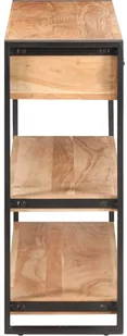 vidaXL Szafka, 120x30x75 cm, lite drewno akacjowe 321803 - Szafki do salonu - miniaturka - grafika 4
