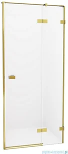 NEW TRENDY Avexa Gold drzwi wnękowe 120x200 cm przejrzyste prawa EXK-1723 | - Akcesoria do armatury i ceramiki - miniaturka - grafika 3