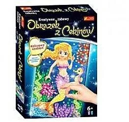 Ranok Obrazek z Cekinów Syrenka - Zabawki kreatywne - miniaturka - grafika 2