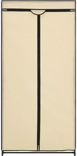 vidaXL vidaXL Szafy, 2 szt., kremowe, 75x50x160 cm - Szafy - miniaturka - grafika 7