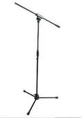 Statywy i uchwyty do lamp - Proel PROEL RSM100BK Statyw mikrofonowy z wysięgnikiem (750 mm) i podstawą alu 95-160cm RSM100BK - miniaturka - grafika 1