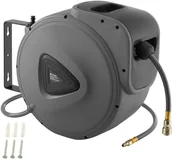 Akcesoria pneumatyczne - tectake Wąż do sprężonego powietrza z bębnem - 30 m 403431 - miniaturka - grafika 1