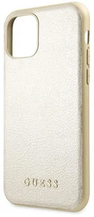 Guess Obudowa dla telefonów komórkowych Iridescent pro Apple iPhone 11 Pro GUHCN58IGLGO Złoty - Etui i futerały do telefonów - miniaturka - grafika 4