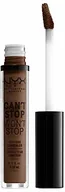 Korektory pod oczy - NYX Professional Makeup NYX Professional Makeup Can't Stop Won't Stop Contour Concealer korektor do konturowania twarzy w płynie, wodoodporny, kryje niedoskonałości, 22 Deep Cool, 3,5 ml - miniaturka - grafika 1