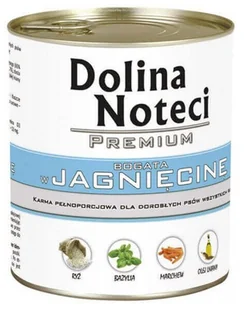 Dolina Noteci PREMIUM bogata w jagnięcinę 800g - Mokra karma dla psów - miniaturka - grafika 2