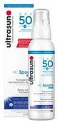 Balsamy i kremy do opalania - Ultrasun ultrasun: Sports Spray SPF 50 (150 ML) U48620 - miniaturka - grafika 1