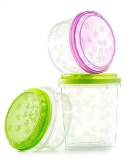 Branq 3 zakręcane pojemniki na żywność okrągłe BR1115 - Pojemniki kuchenne - miniaturka - grafika 6