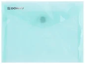 Teczki i skoroszyty - Donau Teczka na zatrzask A6 - zielona - miniaturka - grafika 1