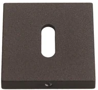 Akcesoria do drzwi - Gamet Szyld drzwiowy kwadratowy na klucz grafitowy strukturalny PLT-26J-N-LPS01-KW - miniaturka - grafika 1