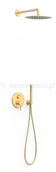 Zestawy prysznicowe - Tres Study Exclusive zestaw prysznicowy złoty 26228004OM - miniaturka - grafika 1