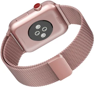 Tech-Protect Pasek Milaneseband do Watch 1/2/3/4 38/40mm) Różowy - Akcesoria do smartwatchy - miniaturka - grafika 5