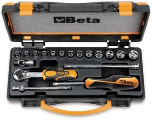 Beta ZESTAW NASADEK 1/4"+AKCESORIA 18SZT 900/C13-5 - Narzędzia warsztatowe - miniaturka - grafika 4