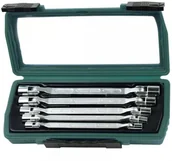 Pozostałe narzędzia ogrodowe - Bruder Mannesmann Brüder Mannesmann 5-częściowy zestaw dwustronnych kluczy nasadowych - miniaturka - grafika 1