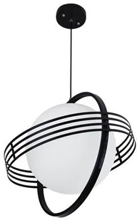 Lampex Lampa wisząca Saturno B Czarny 314/B E-27 1x60W - Lampy sufitowe - miniaturka - grafika 2