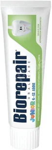 Biorepair BIOREPAIR Junior miętowa pasta do zębów dla dzieci bez fluoru 6-12 lat 75 ml - Pasty do zębów - miniaturka - grafika 2