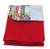 Obrusy i serwetki - Douceur d'Intérieur douceur D l'intérieur  1720211, obrus na stół prostokątny, 140x250 cm, Essentiel, poliester kolorów uni, czerwony 1720211 - miniaturka - grafika 1