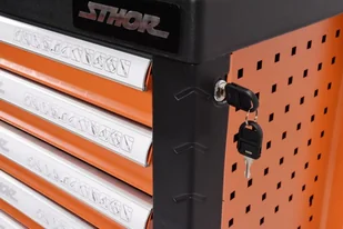 Sthor SZAFKA SERWISOWA Z NARZĘDZIAMI 6 SZUFLAD 302 ELEMENTY 58550 STHOR 58550 - Szafy i regały magazynowe - miniaturka - grafika 16