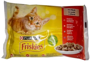 Purina Friskies Mix mięsny w sosie saszetki 4x85g DLA ZAMÓWIEŃ + 99zł GRATIS! - Mokra karma dla kotów - miniaturka - grafika 2