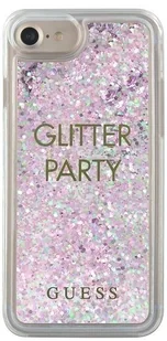 Guess Hard Case Liquid Glitter na Apple iPhone 6/6S NA TYŁ TWORZYWO SZTUCZNE FIOLETOWY 32703 - Etui i futerały do telefonów - miniaturka - grafika 3