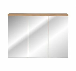 Comad Szafka łazienkowa SAMOA 842 dąb z lustrem SAMOA-842 - Szafki łazienkowe - miniaturka - grafika 2