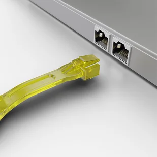 LINDY 40633 Klucz do blokera blokady) portu RJ45 żółty LY-40633 - Części i akcesoria do laptopów - miniaturka - grafika 2
