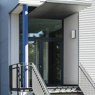 Lampy ogrodowe - LCD Kinkiet zewnętrzny 039 stal szlachetna, grafit - miniaturka - grafika 1